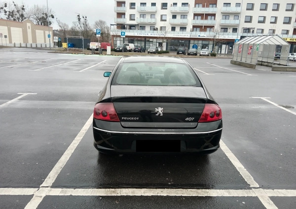 Peugeot 407 cena 9500 przebieg: 302000, rok produkcji 2007 z Września małe 29